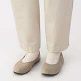 婦人　撥水フラットバレエシューズ
