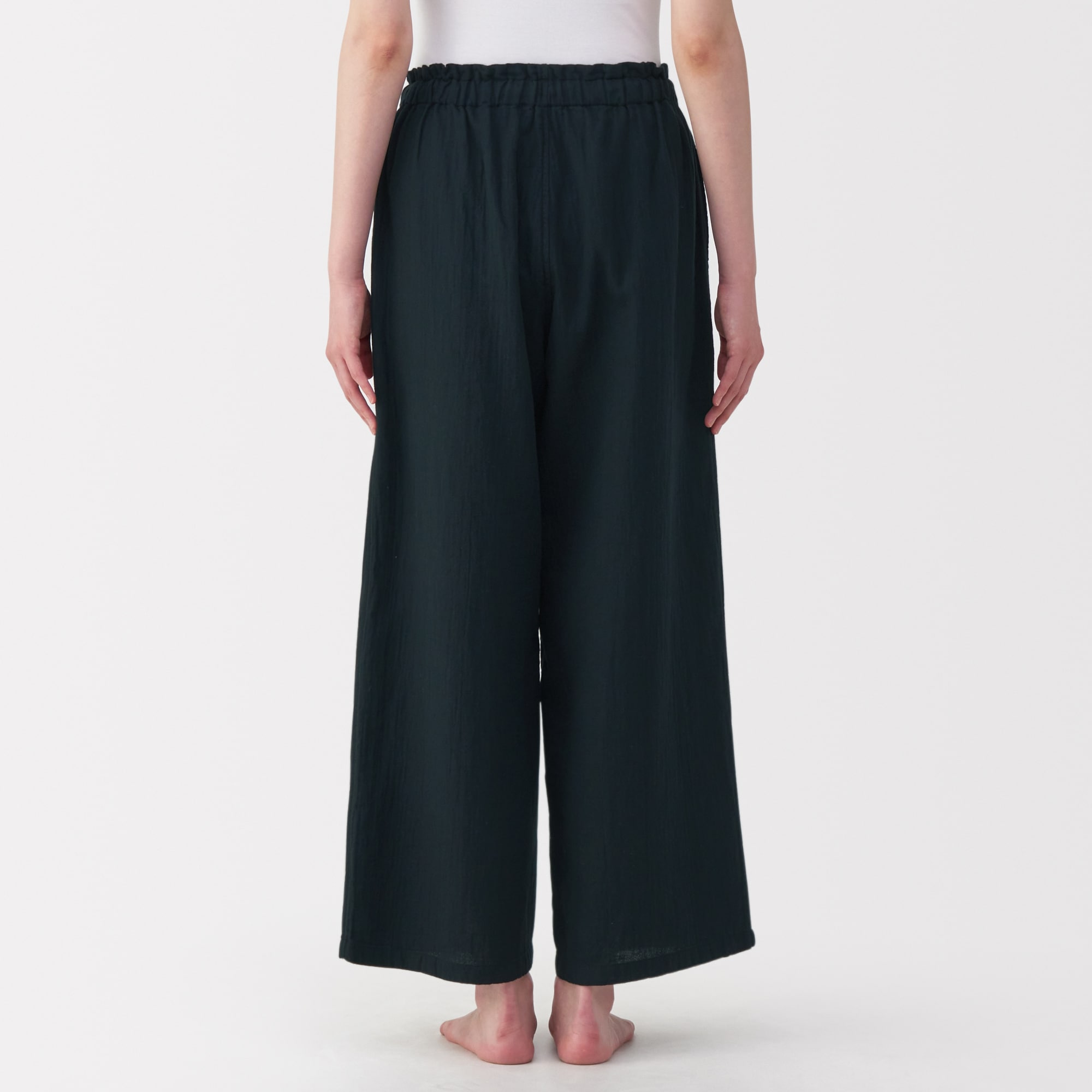 婦人 ふんわりしぼガーゼ ロングパンツ | 無印良品