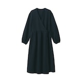 婦人　ふんわりしぼガーゼ　ロングカーディガン