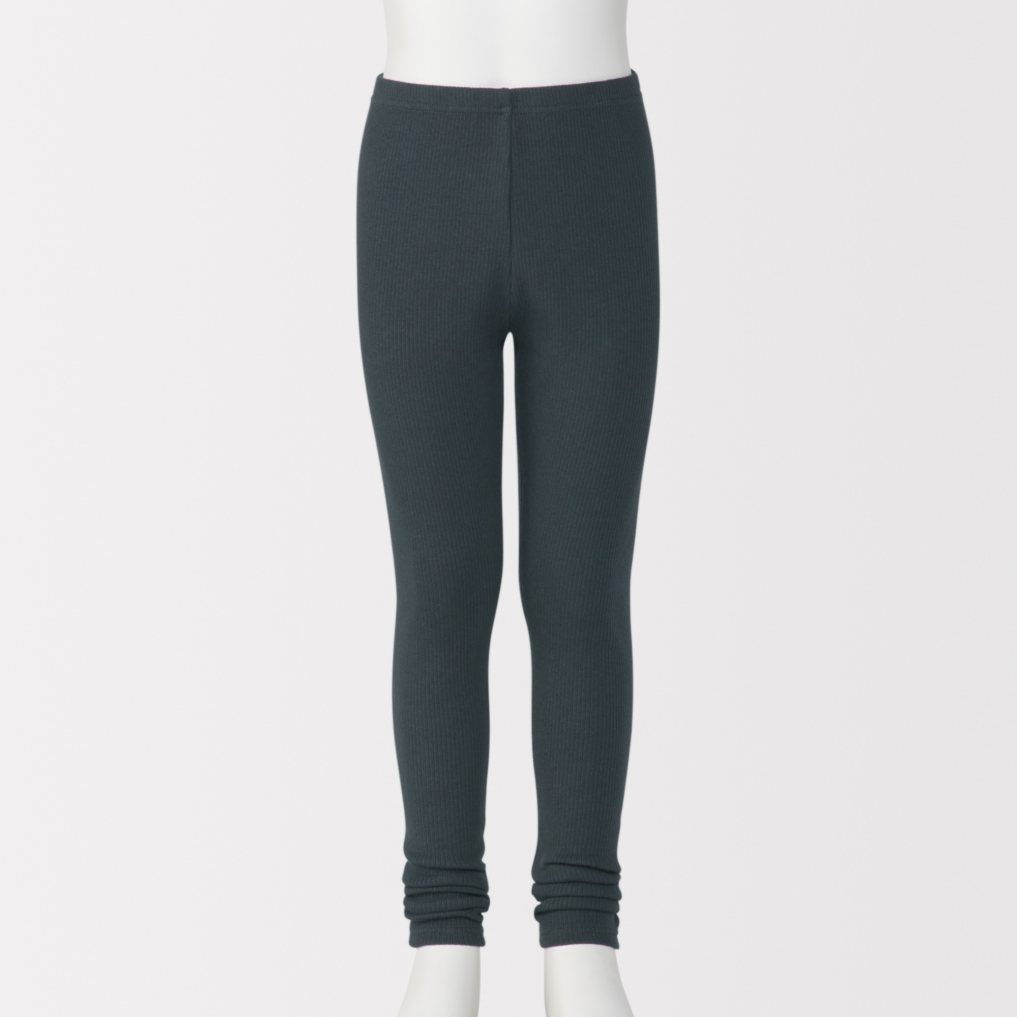 キッズ　ストレッチリブ編み　レギンス（十分丈）