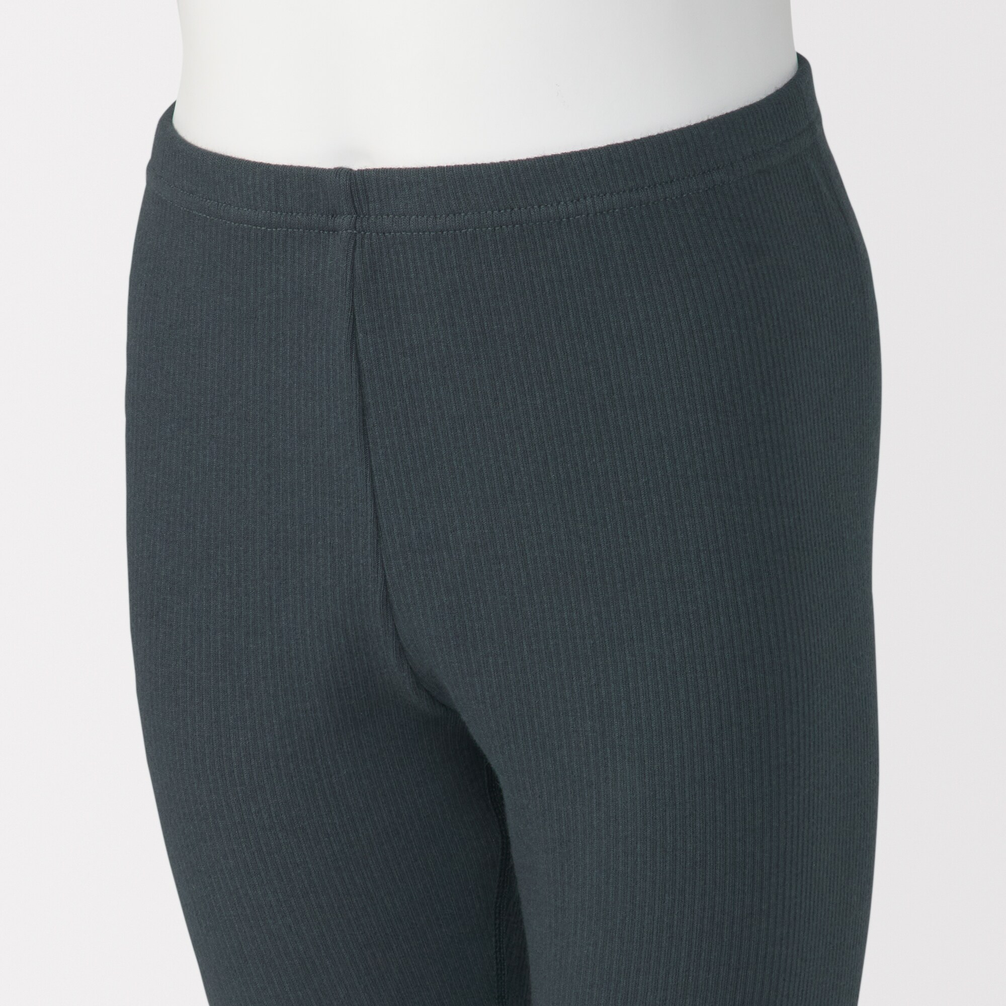 キッズ　ストレッチリブ編み　レギンス（十分丈）