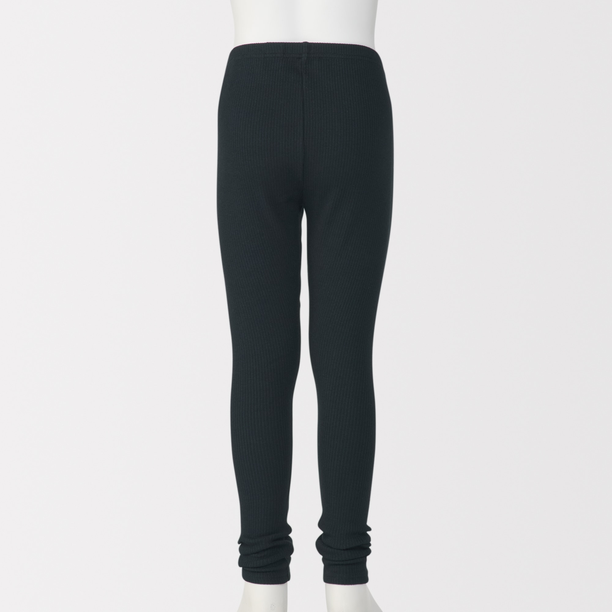 キッズ　ストレッチリブ編み　レギンス（十分丈）