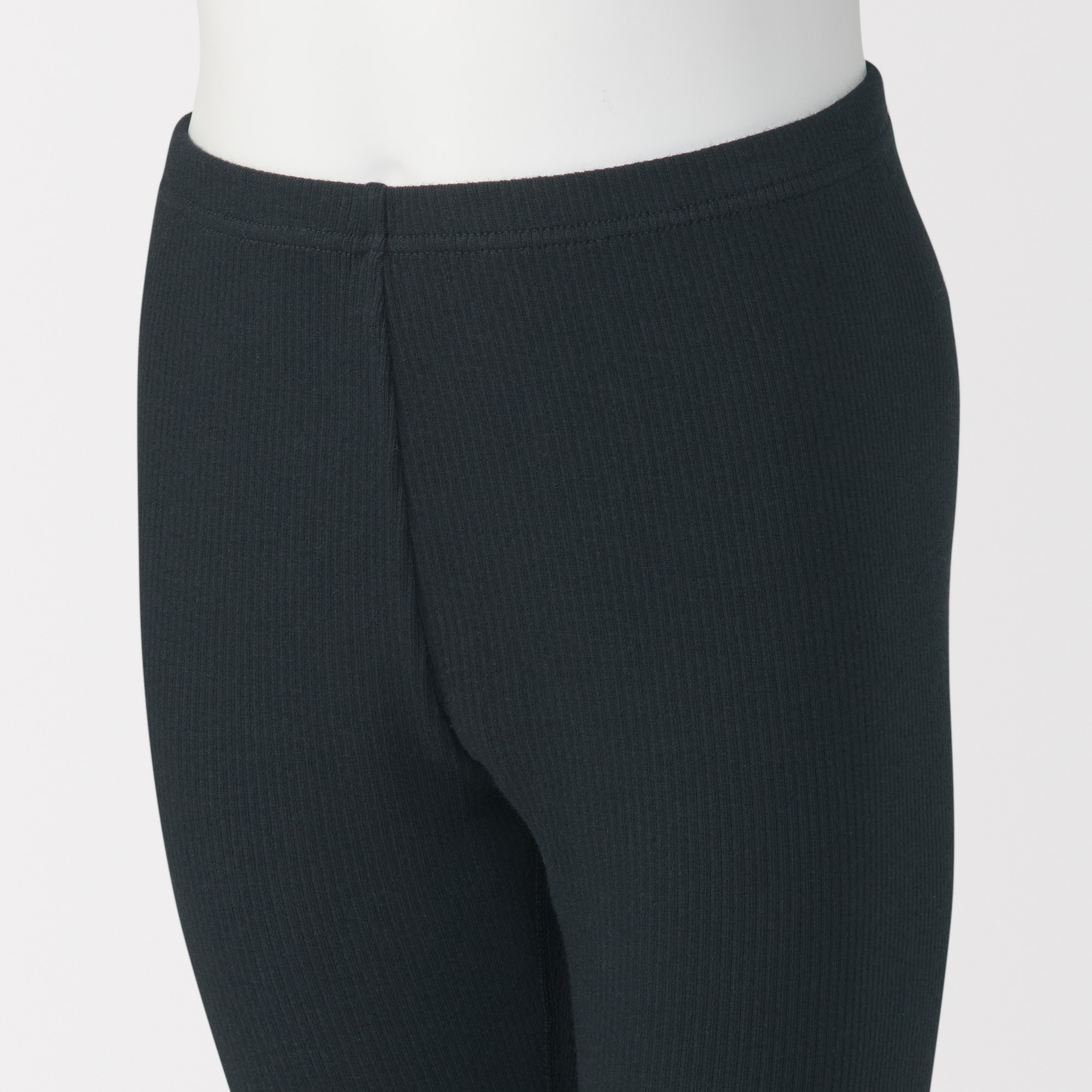 キッズ　ストレッチリブ編み　レギンス（十分丈）