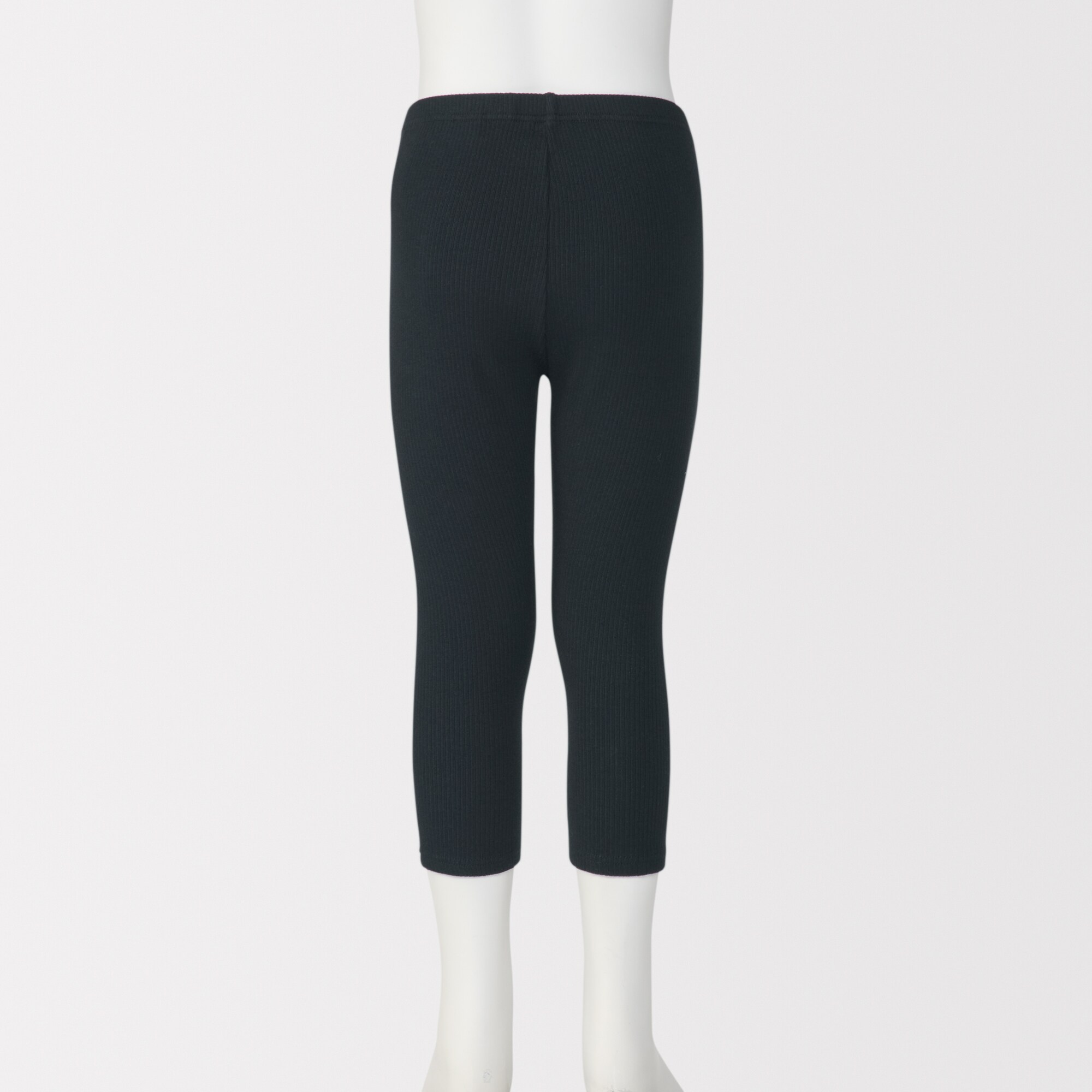 キッズ ストレッチリブ編み レギンス（七分丈） | 無印良品