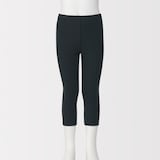 キッズ　ストレッチリブ編み　レギンス（七分丈）