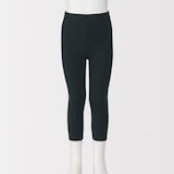 キッズ　ストレッチ天竺編み　レギンス（七分丈）