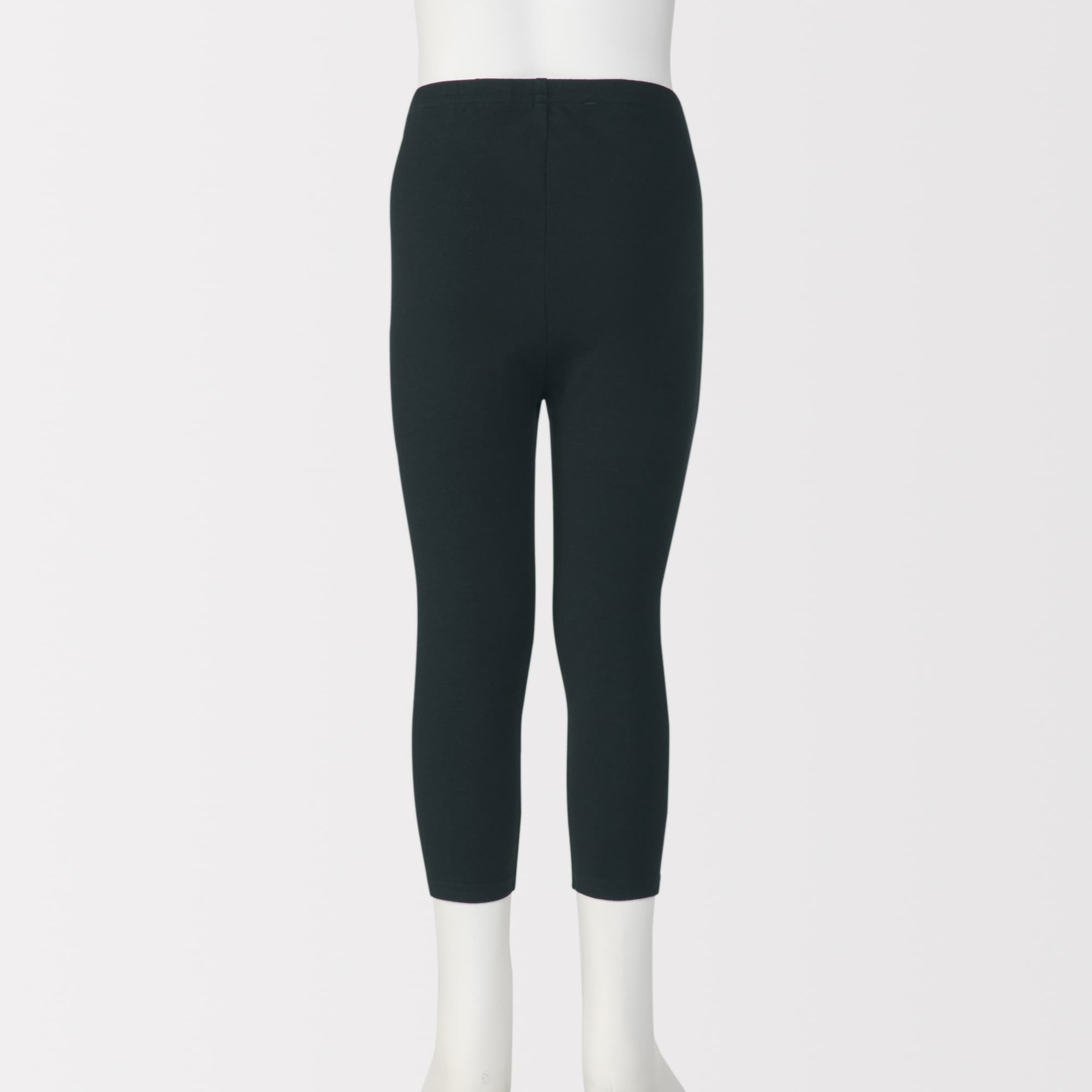 キッズ ストレッチ天竺編み レギンス（七分丈） | 無印良品
