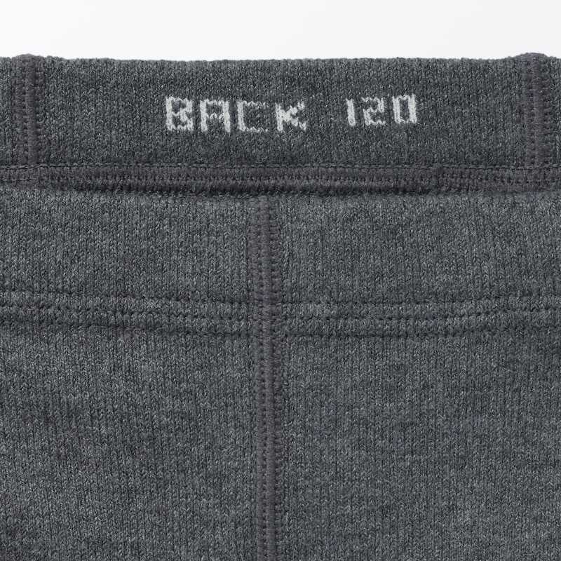 キッズ　足なり直角　かかとに合う　リブ編みタイツ