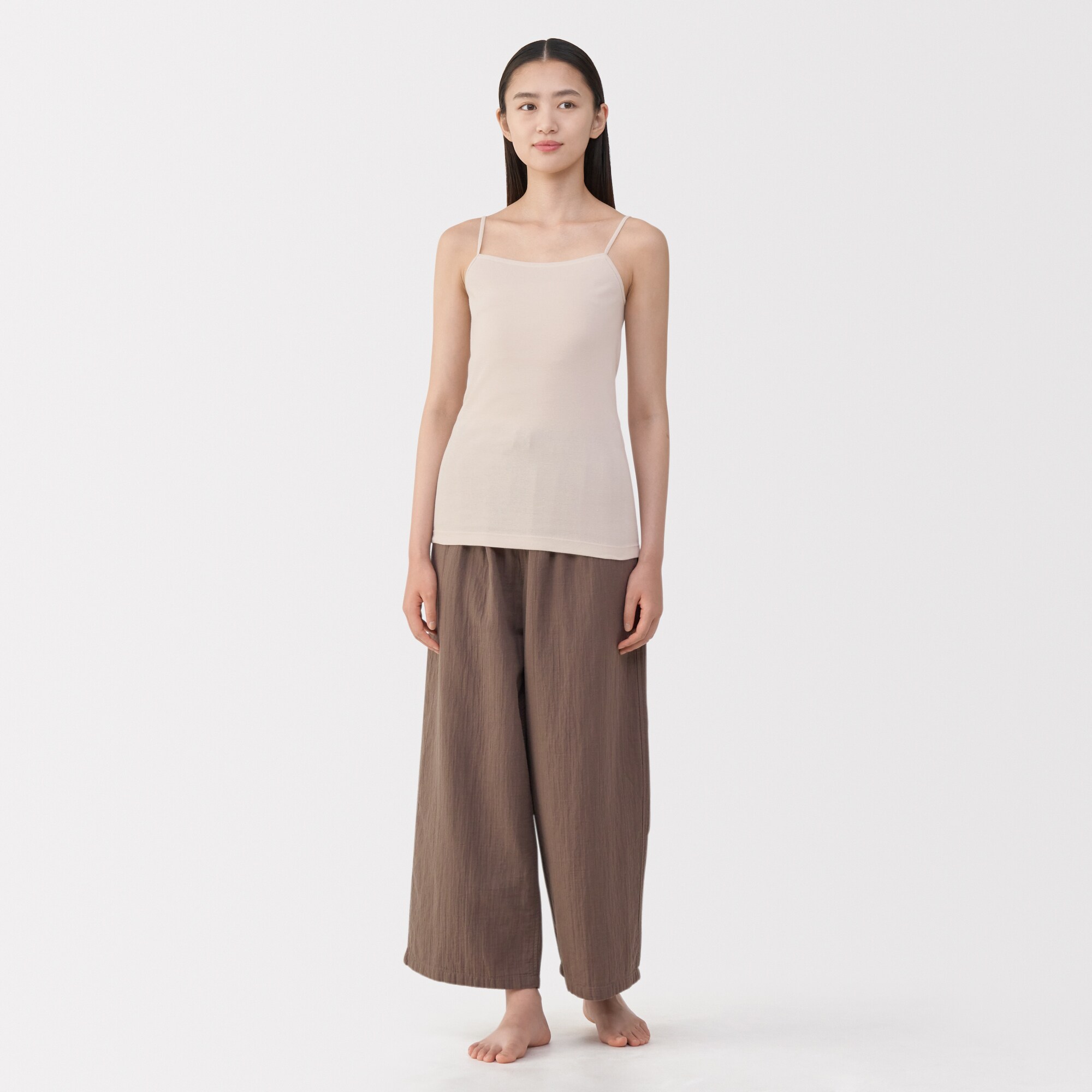 婦人　あったか綿　キャミソール