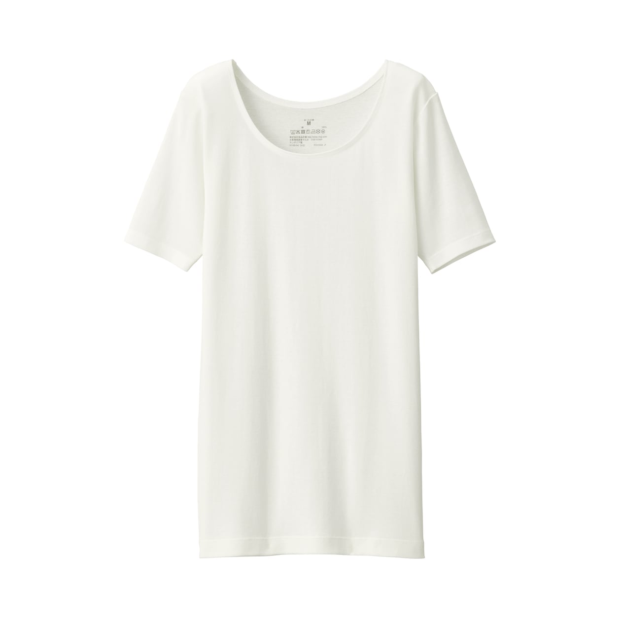 婦人　あったか綿　半袖Ｔシャツ