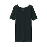 婦人　あったか綿　半袖Ｔシャツ