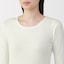 婦人　あったか綿　クルーネック長袖Ｔシャツ