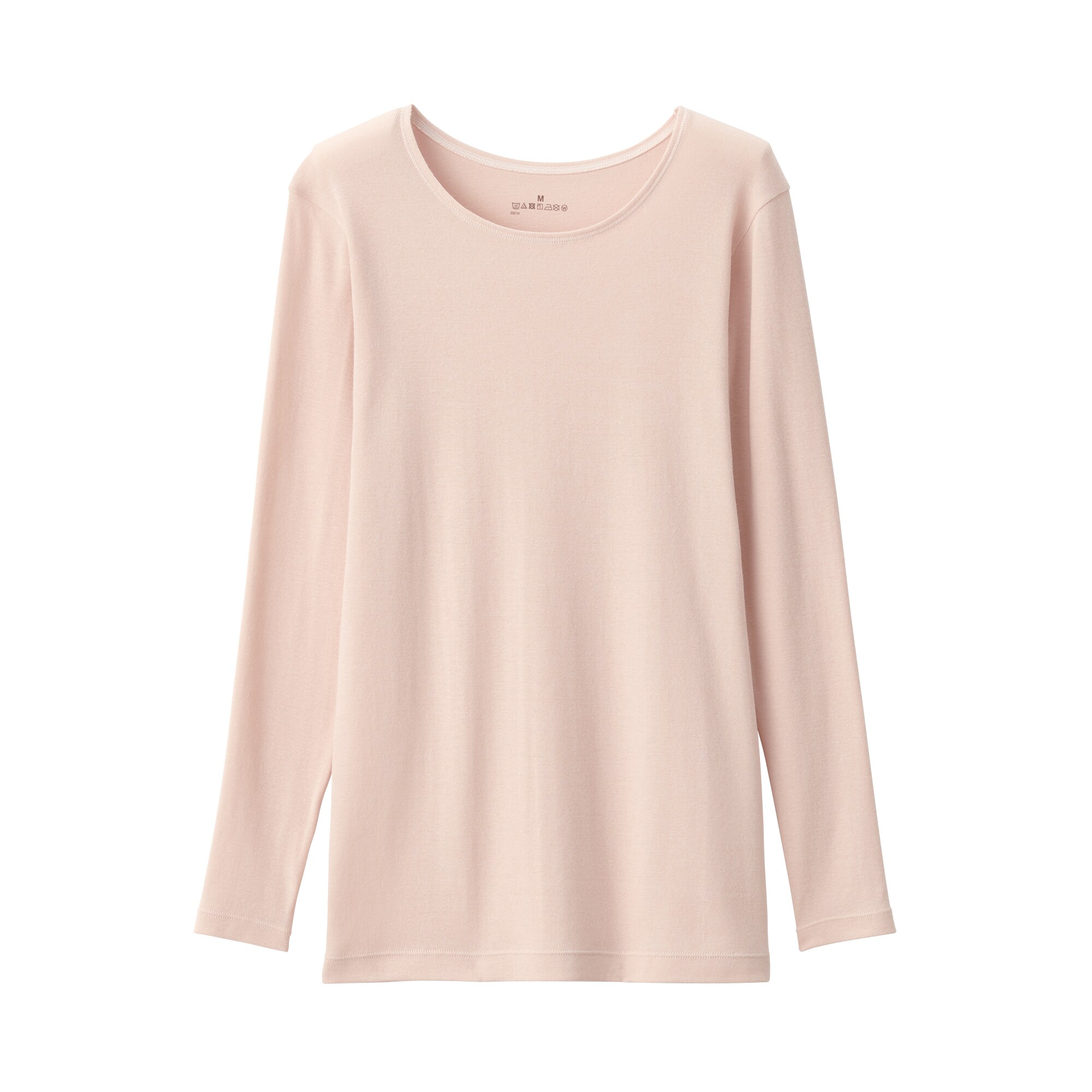 婦人　あったか綿　クルーネック長袖Ｔシャツ