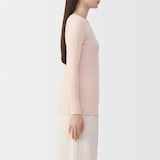 婦人　あったか綿　クルーネック長袖Ｔシャツ