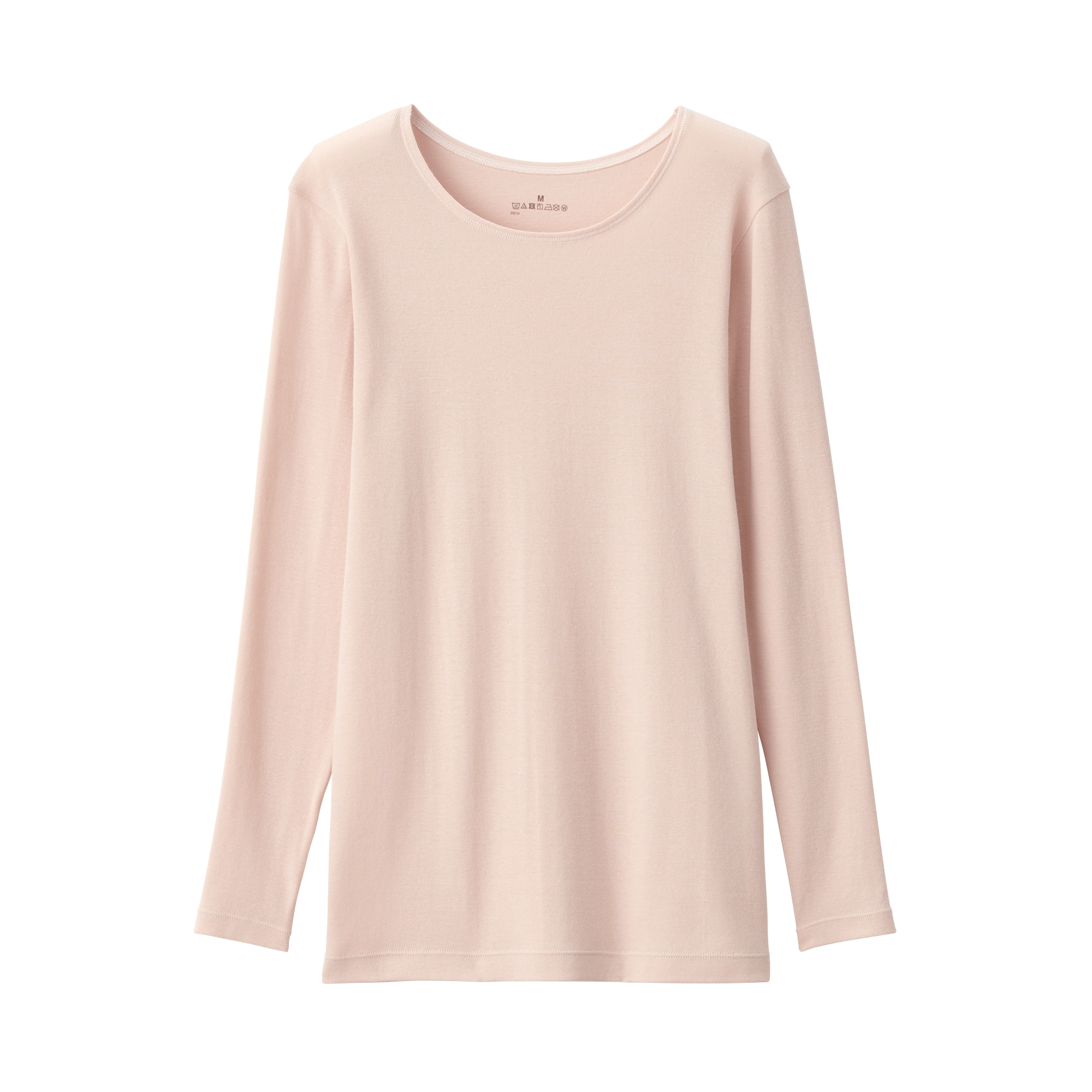 婦人　あったか綿　クルーネック長袖Ｔシャツ