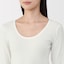 婦人　あったか綿　Ｕネック八分袖Ｔシャツ