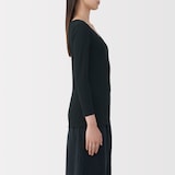 婦人　あったか綿　Ｕネック八分袖Ｔシャツ