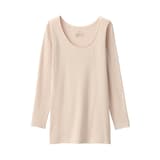 婦人　あったか綿　Ｕネック八分袖Ｔシャツ