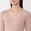 婦人　あったか綿　Ｕネック八分袖Ｔシャツ