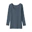 婦人　あったか綿　Ｕネック八分袖Ｔシャツ