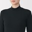 婦人　あったか綿　ハイネック長袖Ｔシャツ