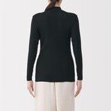 婦人　あったか綿　ハイネック長袖Ｔシャツ