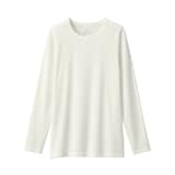 婦人　あったか綿　厚手　クルーネック長袖Ｔシャツ