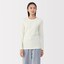婦人　あったか綿　厚手　クルーネック長袖Ｔシャツ