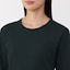 婦人　あったか綿　厚手　クルーネック長袖Ｔシャツ