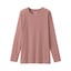 婦人　あったか綿　厚手　クルーネック長袖Ｔシャツ