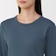婦人　あったか綿　厚手　クルーネック長袖Ｔシャツ