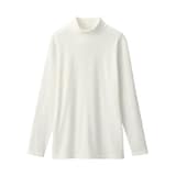 婦人　あったか綿　厚手　タートルネック長袖Ｔシャツ