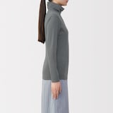 婦人　あったか綿　厚手　タートルネック長袖Ｔシャツ