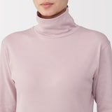 婦人　あったか綿　厚手　タートルネック長袖Ｔシャツ