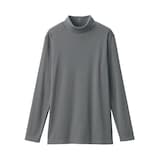 婦人　あったか綿　厚手　タートルネック長袖Ｔシャツ