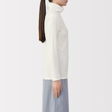 婦人　あったか綿　厚手　タートルネック長袖Ｔシャツ