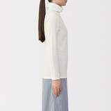 婦人　あったか綿　厚手　タートルネック長袖Ｔシャツ