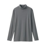 婦人　あったか綿　厚手　タートルネック長袖Ｔシャツ