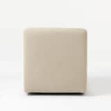 綿シェニールユニットソファアームレス小用カバー／ライトグレー