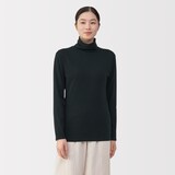 婦人　あったか綿　厚手　タートルネック長袖Ｔシャツ