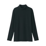 婦人　あったか綿　厚手　タートルネック長袖Ｔシャツ