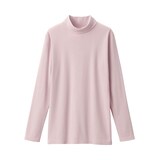 婦人　あったか綿　厚手　タートルネック長袖Ｔシャツ