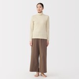 婦人　あったか綿　ウールタートルネック長袖Ｔシャツ