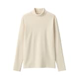 婦人　あったか綿　ウールタートルネック長袖Ｔシャツ