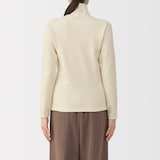 婦人　あったか綿　ウールタートルネック長袖Ｔシャツ