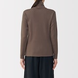 婦人　あったか綿　ウールタートルネック長袖Ｔシャツ