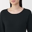 婦人　あったか綿　ウールクルーネック長袖Ｔシャツ