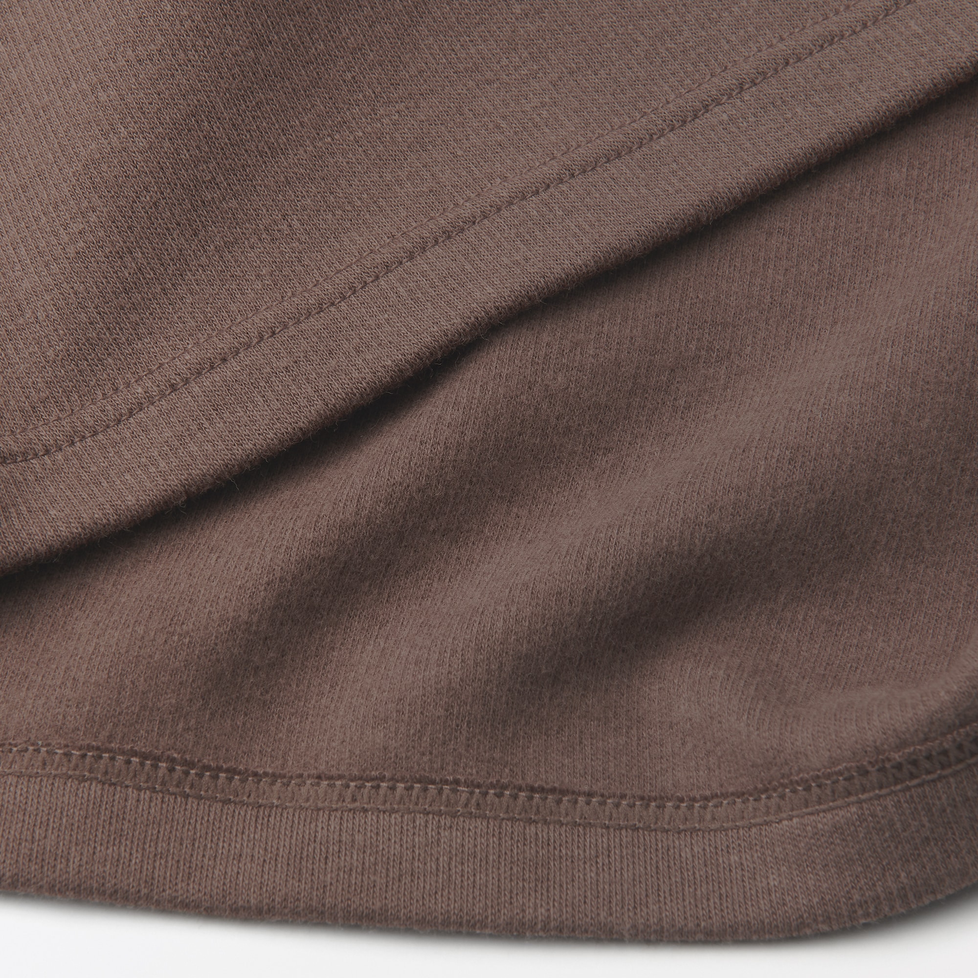 婦人　あったか綿　ウールクルーネック長袖Ｔシャツ