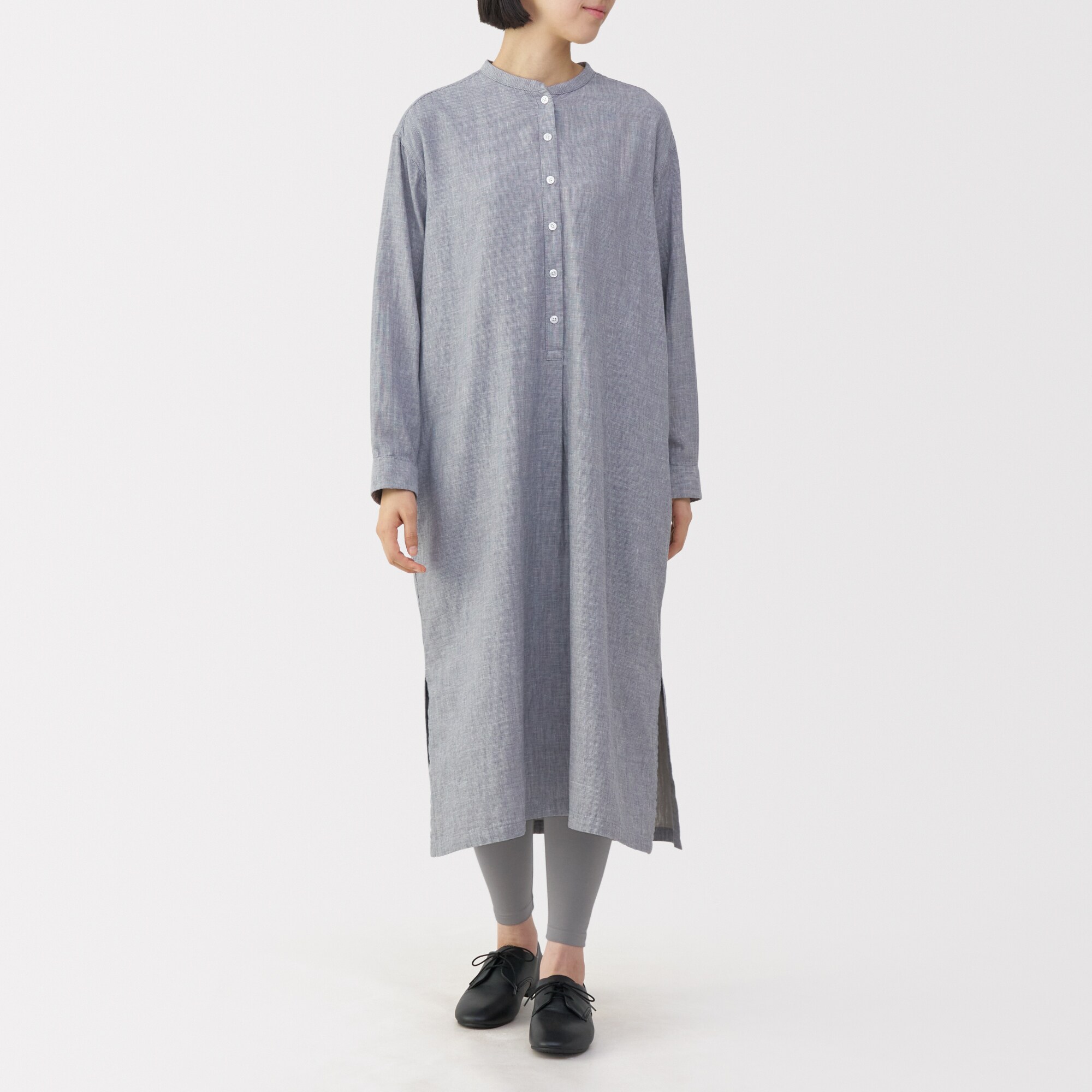 婦人　ストレッチ天竺編み　レギンス（十分丈）