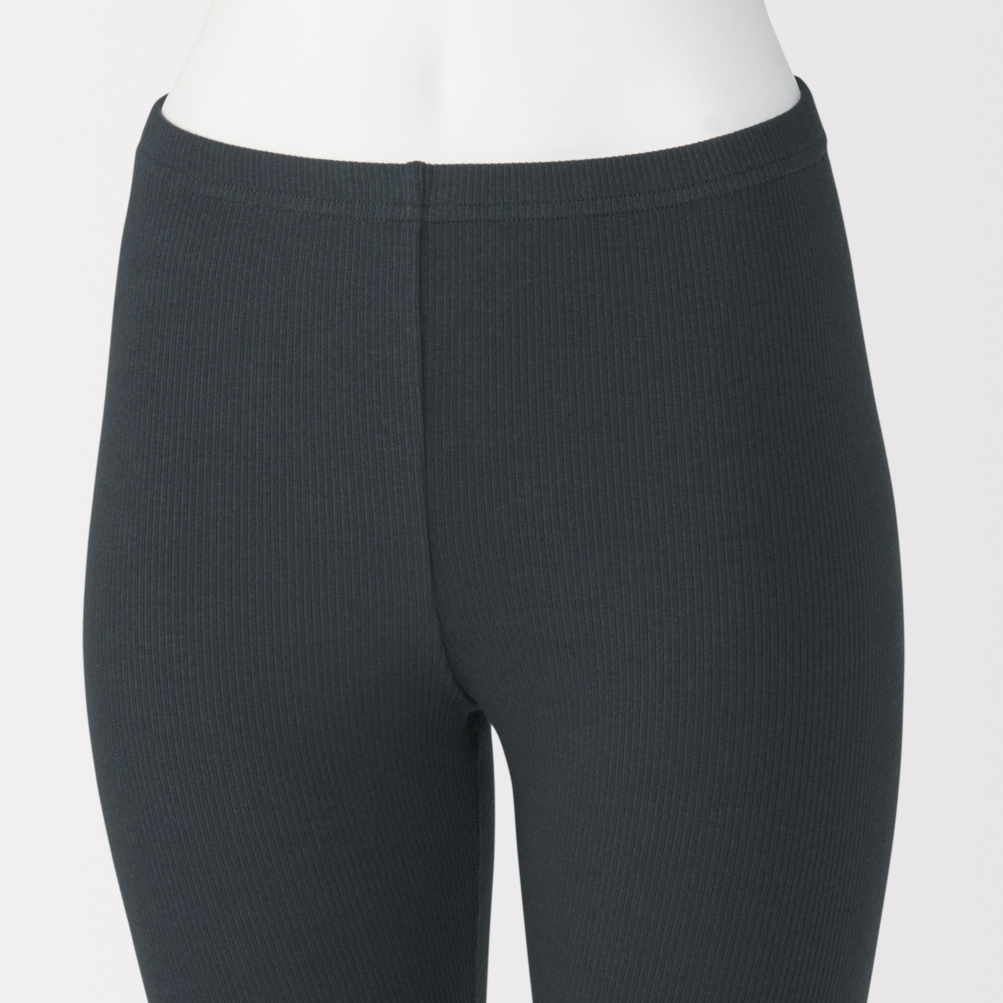 婦人　ストレッチリブ編み　レギンス（十分丈）